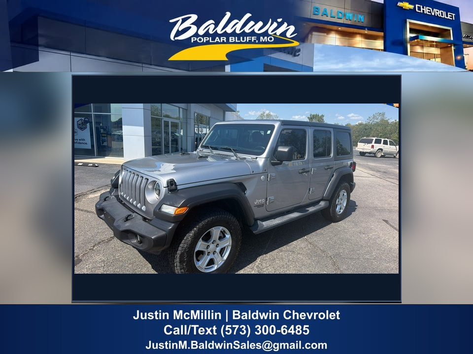 2018 Jeep Wrangler Unlimited Sport S — full vehicle photo