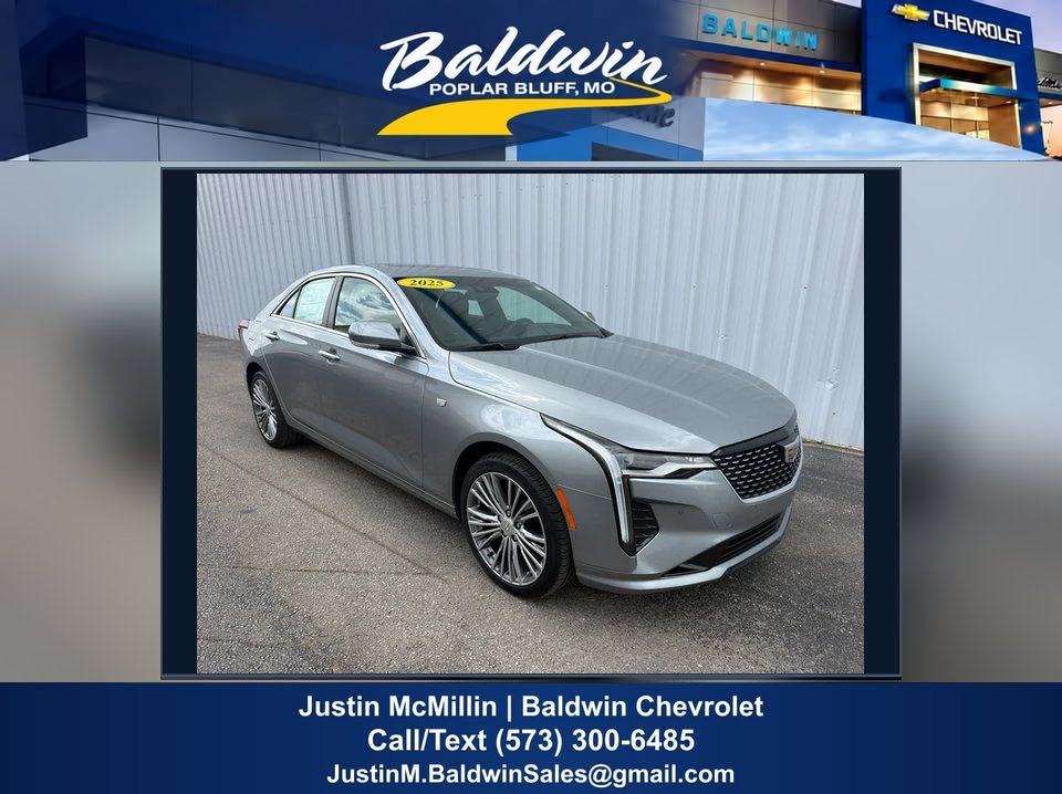 2025 Cadillac CT4 Premium Luxury — full vehicle photo