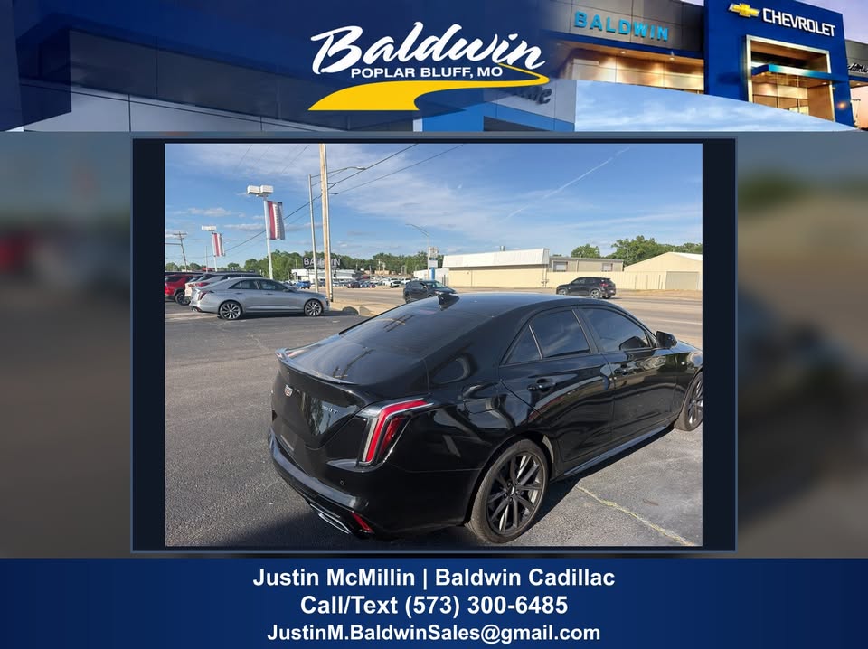 2025 Cadillac CT4 Sport — full vehicle photo