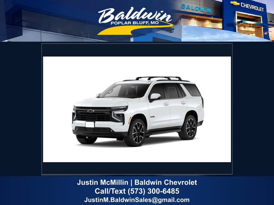 2027 Chevrolet Tahoe RST — manufacturer image