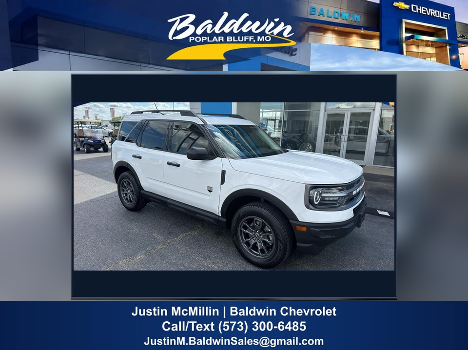 2022 Ford Bronco Sport Big Bend — full vehicle photo
